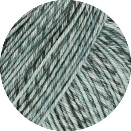 Lana Grossa Vintage Socks Garn 1004 Mellem Mørkegrå Meleret