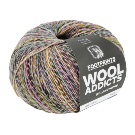 Lang Yarns Footprints Garn 02 Rosa Grøn
