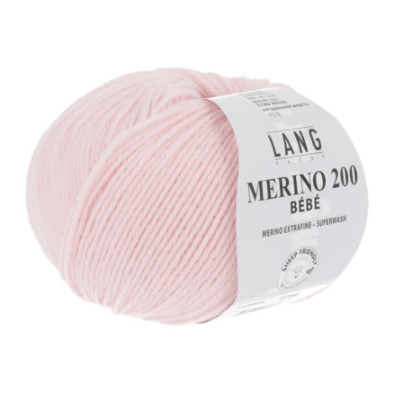 Lang Yarns Merino 200 Bebe Garn 309 Rosa