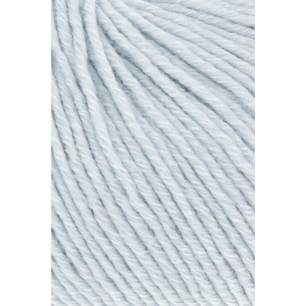 Lang Yarns Merino 120 Garn 152 Isblå Hvid Mouliné