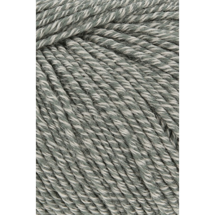 Lang Yarns Merino 120 Garn 155 Skovgrøn Beige Mouliné