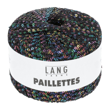 Lang Yarns Paillettes Garn 104 Sort