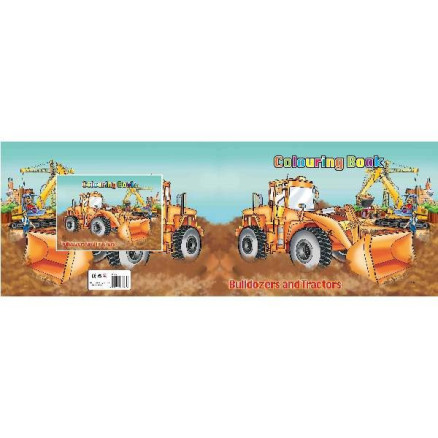 Malebog A4 Bulldozers   Tractors 16 Sider