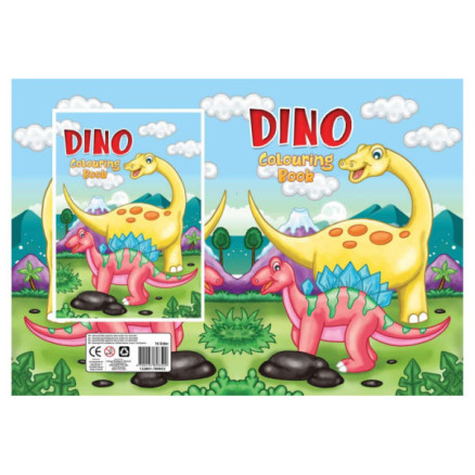 Malebog A4 Junior Dinosaur 16 Sider