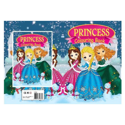 Malebog A4 Princesses 16 Sider