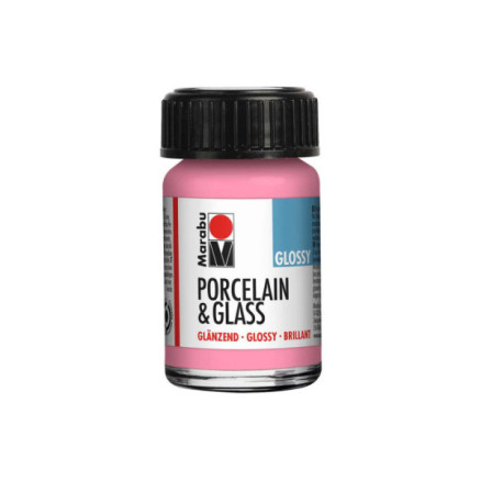 Porcelain   Glass Glossy 15ml  Rose Pink  133