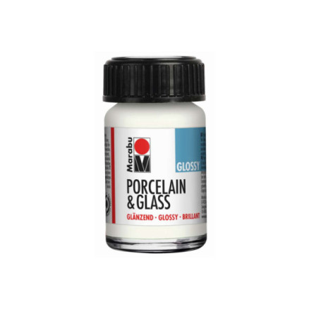 Porcelain   Glass Glossy 15ml  White  070