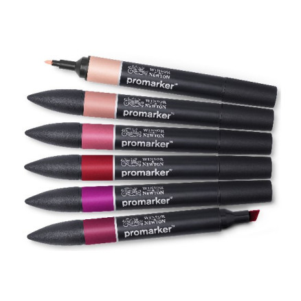 Promarker Set  Red Tones 6pcs