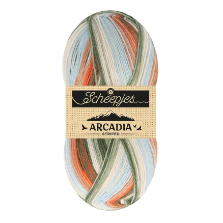 Scheepjes Arcadia Striped Garn 913 Hytte