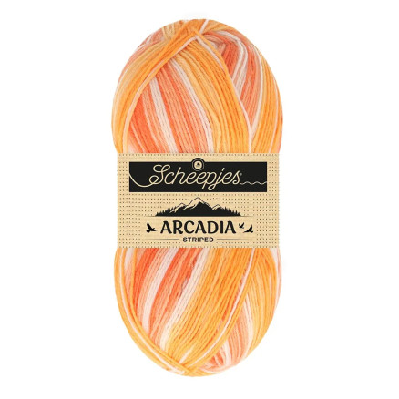 Scheepjes Arcadia Striped Garn 912 Solstråle
