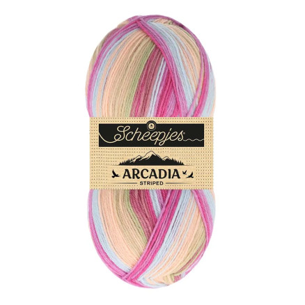 Scheepjes Arcadia Striped Garn 914 Sonoran