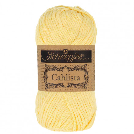 Scheepjes Cahlista Yarn Unicolor 522 Primrose