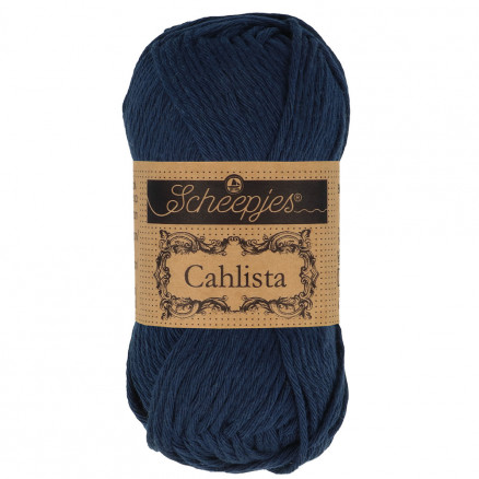 Scheepjes Cahlista Yarn Unicolor 124 Ultramarine