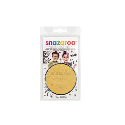 Snazaroo Sminkefarve 18ml Guld