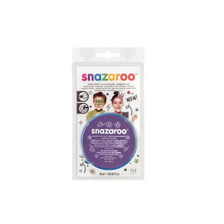 Snazaroo Sminkefarve 18ml Lilla