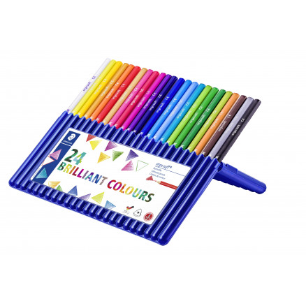 Staedtler Ergosoft Farveblyanter Ass  Farver 24 Stk