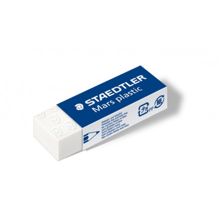 Staedtler Mars Plastic Viskelæder 65x23x13mm   Stk