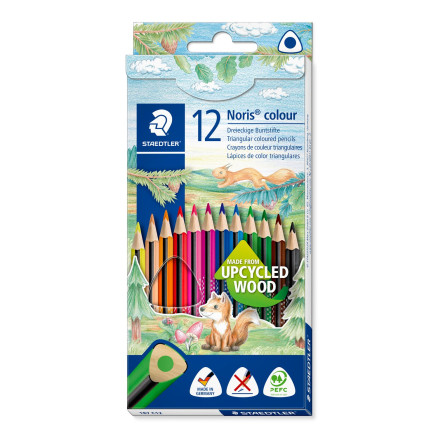 Staedtler Noris Trekantede Farveblyanter 12 Stk