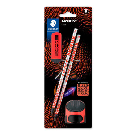 Staedtler Norix Hb Blyant Sæt Rød