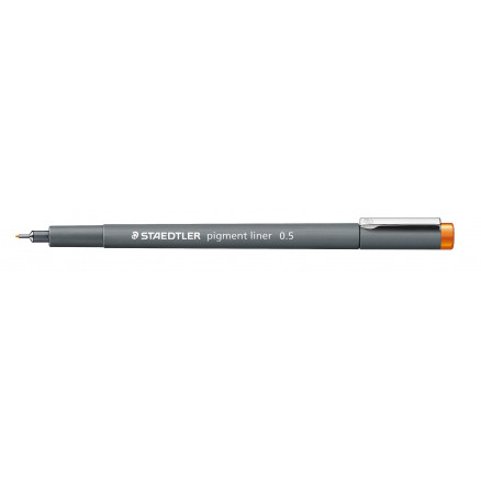 Staedtler Pigment Liner Tusch Tus Orange   5mm   Stk