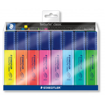 Staedtler Textsurfer Classic Overstregningstuscher Ass  Farver  -5mm   Stk