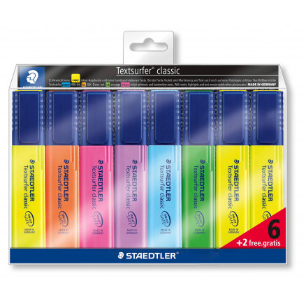 Staedtler Textsurfer Classic Overstregningstuscher Limited Edition Ass  Farver  -5mm   Stk