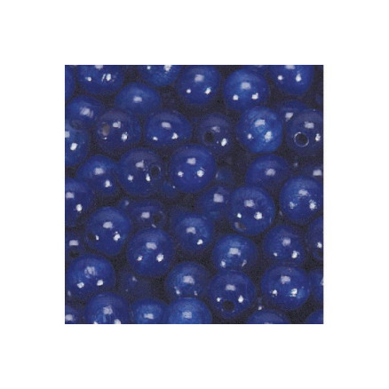 Træperler 10mm 1000 Stk   Blå