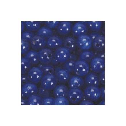 Træperler 8mm 1000 Stk   Blå