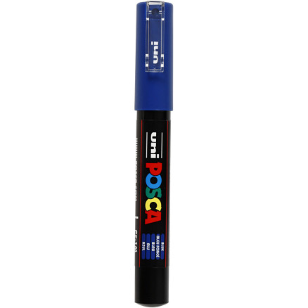 Uni Posca Tusch Tus Ekstra Fin Blå   7mm