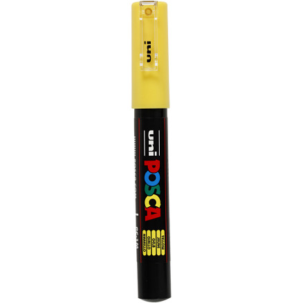 Uni Posca Tusch Tus Ekstra Fin Gul   7mm