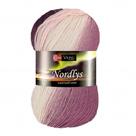 Viking Garn Nordlys 968 Multi Rosa