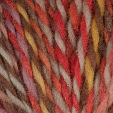 Viking Garn Snorre Balder Multi 853 Orange Brun