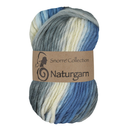 Viking Garn Snorre Collection Naturgarn 621 Multi Grå Blå