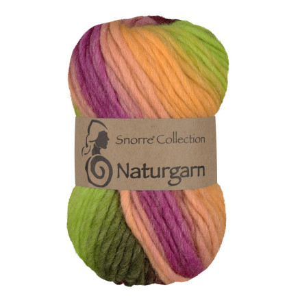 Viking Garn Snorre Collection Naturgarn 644 Multi Gul  Grøn