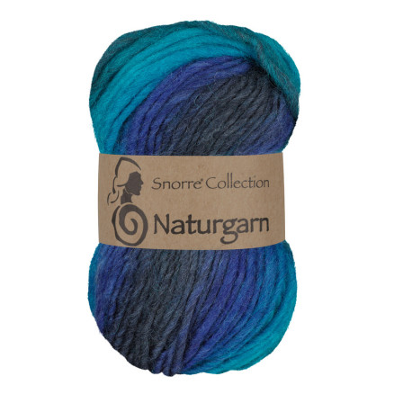Viking Garn Snorre Collection Naturgarn 627 Multi Marine  Turkis