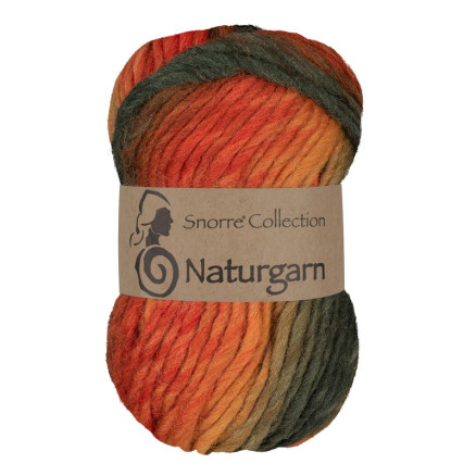 Viking Garn Snorre Collection Naturgarn 659 Multi Orange  Brun