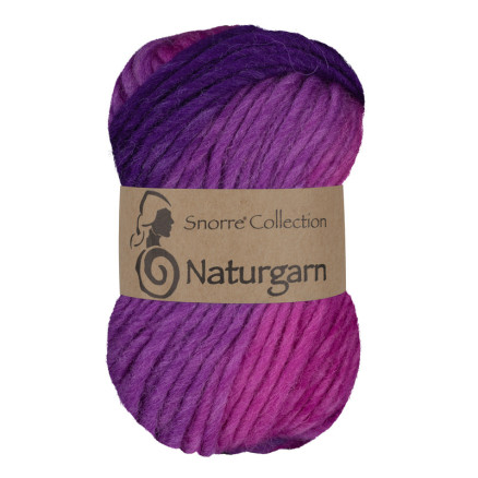 Viking Garn Snorre Collection Naturgarn 669 Multi Rosa  Lilla