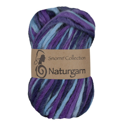 Viking Garn Snorre Collection Naturgarn 670 Multi Turkis  Lilla