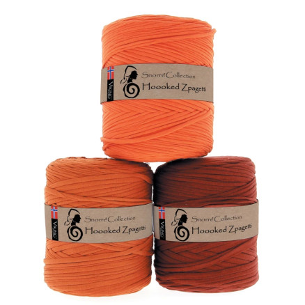 Viking Garn Snorre Hoooked Zpagetti 751 Orange
