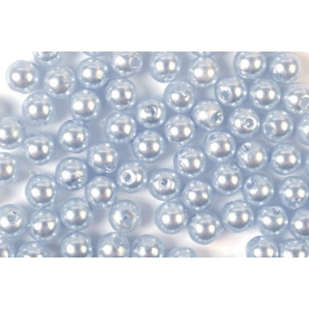Voksperler 4mm 500g   Blå
