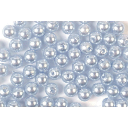 Voksperler 8mm 500g   Blå