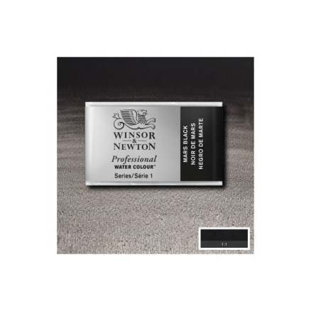 Watercolour Proff Pan Mars Black 386