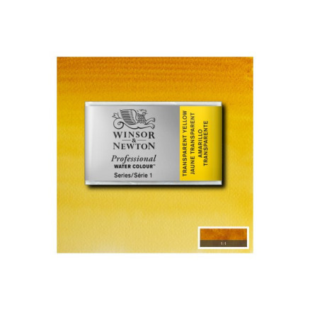 Watercolour Proff Pan Transp  Yellow 653