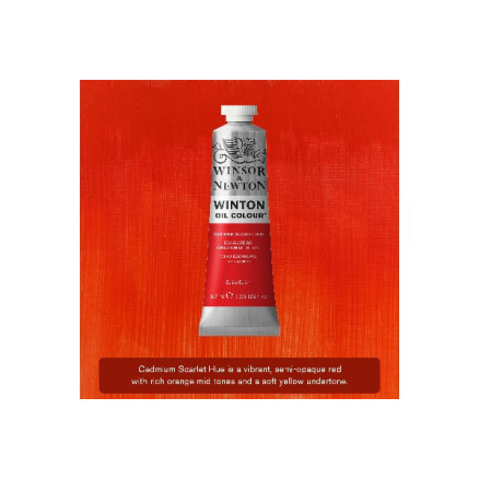 Winton Oil 37ml Cadmium Scarlet Hue 107
