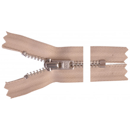 Ykk Lynlås Aluminium 15cm 4mm Beige