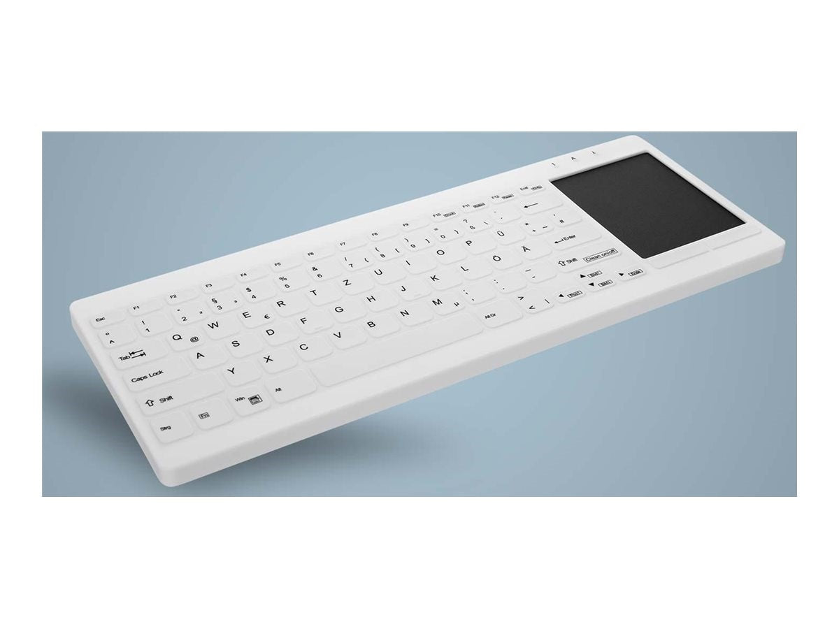 Active Key Quickclean Med Kb Ip68 Touchpad Mini   White
