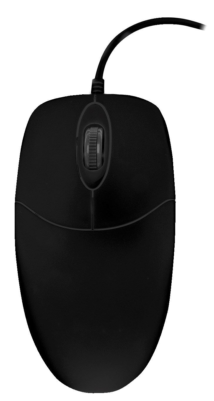 Active Key Washable Mouse Ip68 Scroll Wheel   Black