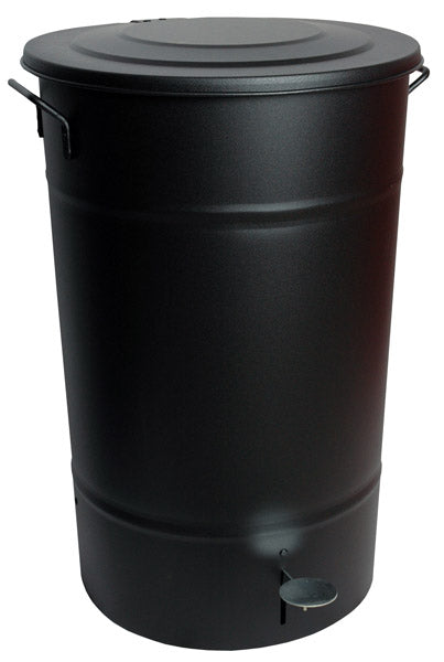 Affaldsbeholder Greger Sort 30l Med Låg Og Pedal