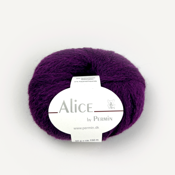 Alice By Permin Aubergine 44