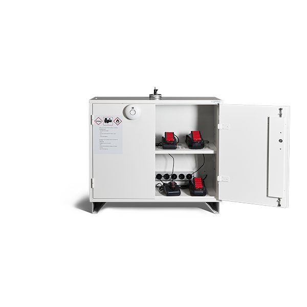 Batteriskab Brandisoleret  895x1000x320